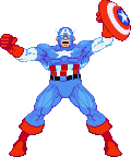 Captain America: 2017, 2012 MSH Capcom edit, pose based on Avengers #16 cover by Jack Kirby
