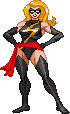 Ms. Marvel, Danvers: 2015 scratch-made, based on Dave Cockrum's cornerbox art