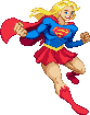 Supergirl: 2016, pose based on Bruce Timm artwork