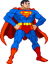 Superman: Akimbo stand, scratch-made