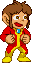 Alex Kidd: stand, Enchanted Castle outfit