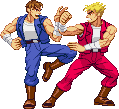 Billy and Jimmy Lee: 2022, pose from Double Dragon Advance cover art flyer