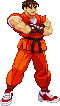 Guy: scratch-made outfit version made in 2025, Final Fight 3 - arms crossed