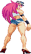 Poison: 2024, updated 2025, scratch-made, back turned pose based partially on official art, Street Fighter IV outfit