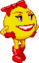 Ms. Pac-Man: scratch-made sprite (based on PrimeOp fanart)
