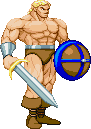 Alan - the Brave One: stand - sprite edit base: MSH Captain America