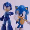 Mega Man (Jada Toys) and Sonic (Jakks)