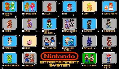 Graphic made for the 30th Anniversary of the Nintendo Entertainment System