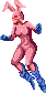 Pink Rabbit suit woman drone