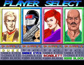 Player Select, 4-player version
