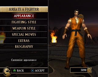 MORTAL KOMBAT ARMAGEDDON MELHOR PERSONAGEM ARCADE VERY HARD KREATE A  FIGHTER 