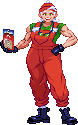 Hilde Santessa: 2026, work overalls, holding Teela figure